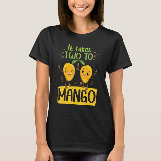 Det tar två år för mangokvinnor Mango Kärlek T Shirt (Framsida)