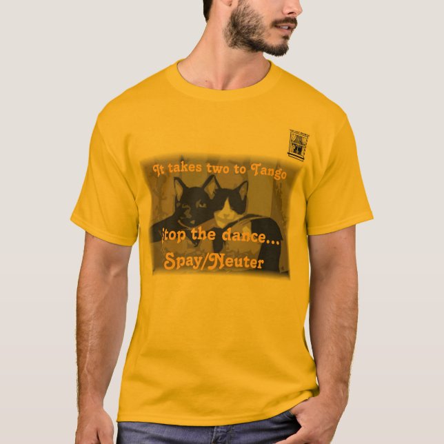 Det tar två till Tango Tee Shirt (Framsida)