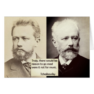Det Tchaikovsky kortet resonerar för att gå tokigt Hälsningskort