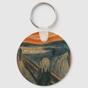 (Det texturerade) skriet vid Edvard Munch Nyckelring