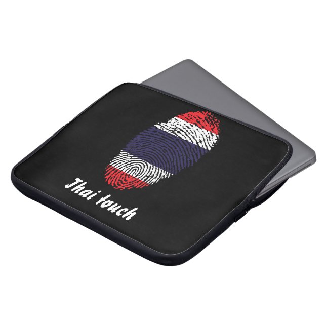 Det thailändska handlag identifierar med laptop fodral (Framsida topp)