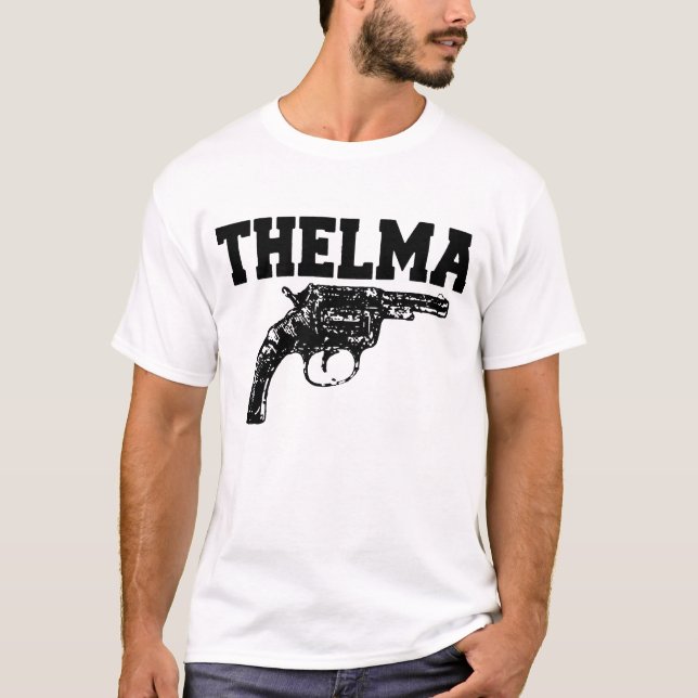 Det Thelma och Louise VAPNET avbildar T Shirt (Framsida)