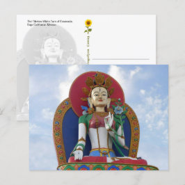 Det tibetanska vita Tara från Ensenada - vykort