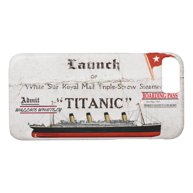 Det Titanic logiet passerar Case-Mate iPhone Skal (Baksida (horisontal))