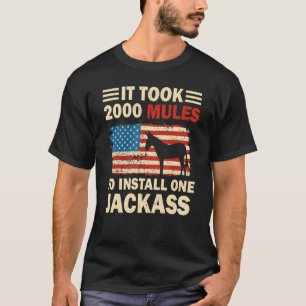 Det tog 2000 ml att installera en amerikansk domar t shirt