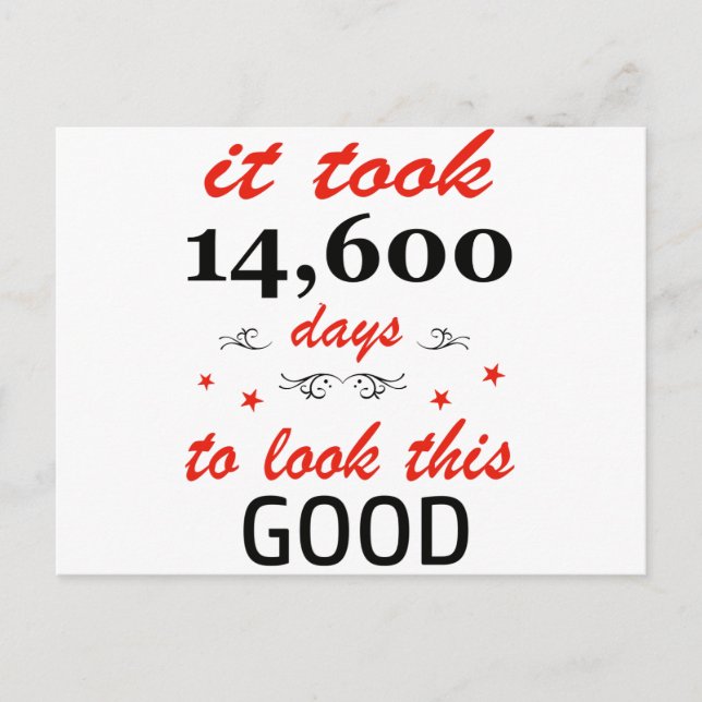 Det tog 40 år att se på den här bran vykort (Framsida)