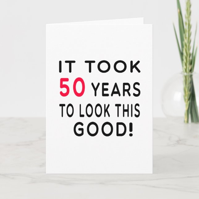 Det tog 50 år att skapa födelsedag kort (Framsida)
