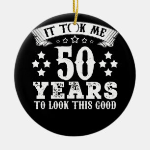 Det tog 50 år för 50 år att se på den här Bra Julgransprydnad Keramik