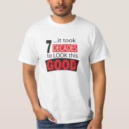 Det tog 7 årtionden för att se denna bra | 70th tee shirt