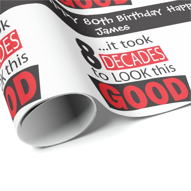 Det tog 8 årtionden för att se denna bra presentpapper (Rullad Hörn)