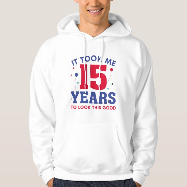 Det tog mig 15 år att titta på den här Bran Hoodie (Framsida)