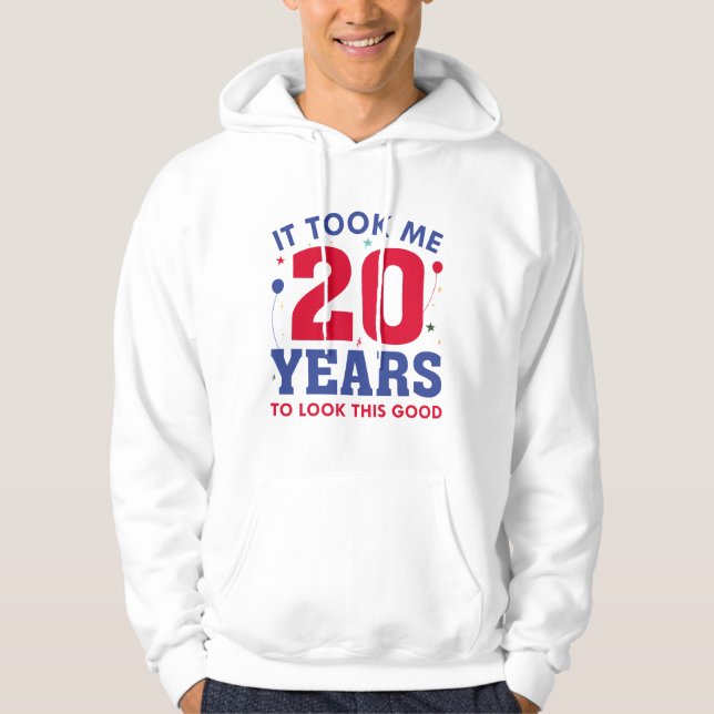 Det tog mig 20 år att titta på den här Bran Hoodie (Framsida)