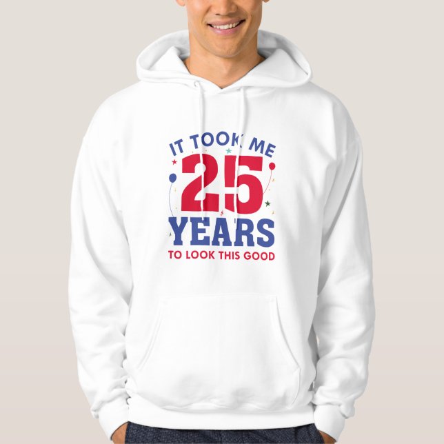 Det tog mig 25 år att titta på den här Bran Hoodie (Framsida)