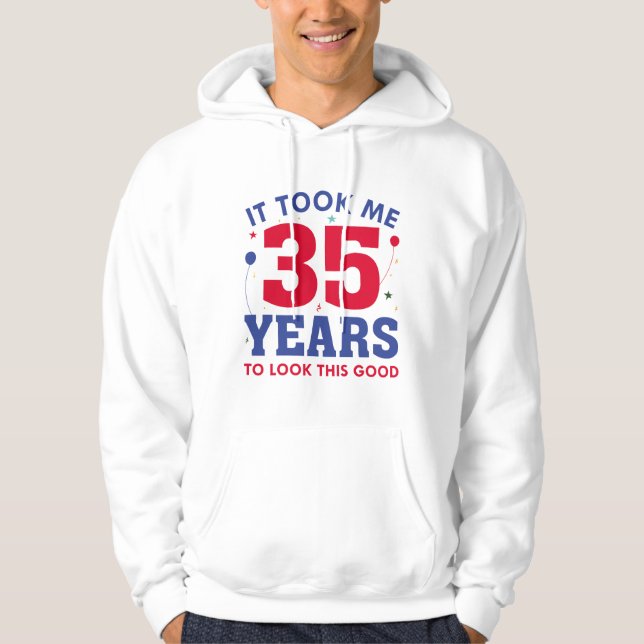 Det tog mig 35 år att titta på den här Bran Hoodie (Framsida)