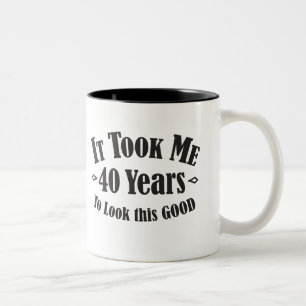Det tog mig 40 forty år 40th för att se denna br Två-Tonad mugg