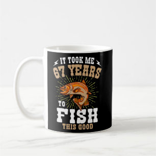 Det tog mig 67 år att fiska denna Bra fiskfågel Kaffemugg