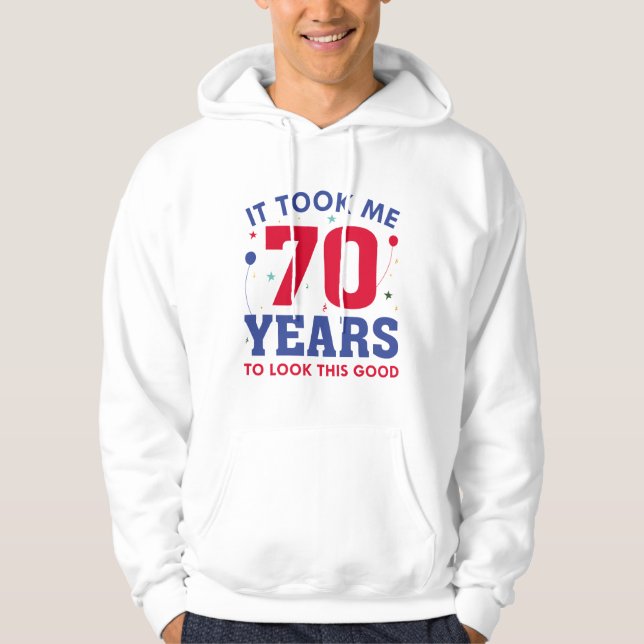 Det tog mig 70 år att titta på den här Bran Hoodie (Framsida)