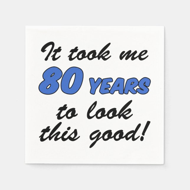 Det tog mig 80 år att titta på Bra Napkins Pappersservett (Framsidan)