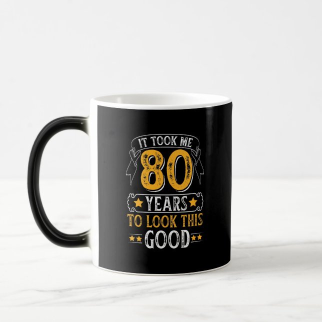 Det tog mig 80 år att titta på denna Bra design Magisk Mugg (Vänster)