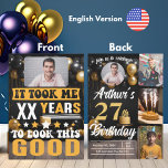 Det tog mig år Anpassningsbar Age Funny Birthday G Inbjudningar<br><div class="desc">Det tog mig år att se på den här bran! Lustigt personlig födelsedagspresent till kvinnor manar, flickor och pojkar. Cute-födelsedagspresent med roligt citattecken för alla åldrar. Bära den här skjortan på din födelsedag, eller ge den som en speciell gåva till pappa, mamma, son, dotter, vän, medarbetare, morbror, moster, morfar, mormor,...</div>