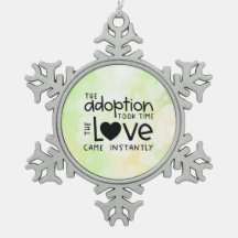 Det tog tid att anta Kärlek omedelbart