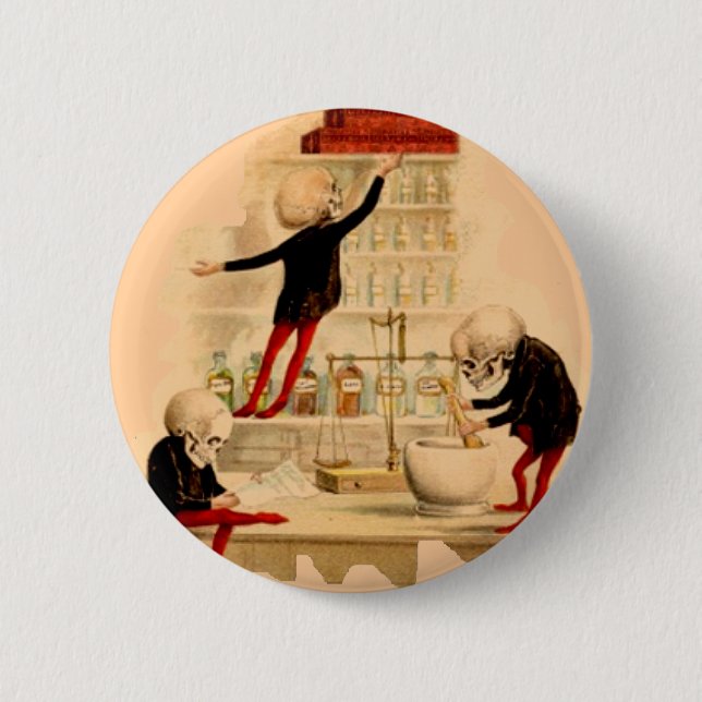 Det tokiga forskareskelettlabbet förgiftar den knapp (Framsida)