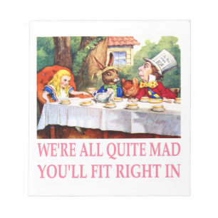 Det tokiga hatter'sens Teapartyet i Alice i Anteckningsblock