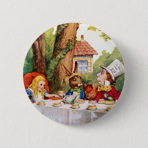 Det tokiga hatter'sens Teapartyet i underland Knapp