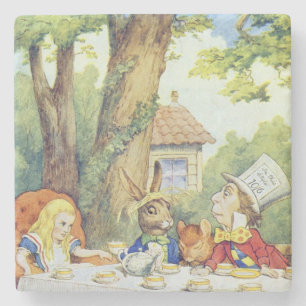 Det tokiga hatter'sens Teapartyet Stenunderlägg