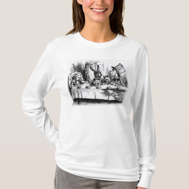 Det tokiga hatter'sens Teapartyet Tee (Framsida)
