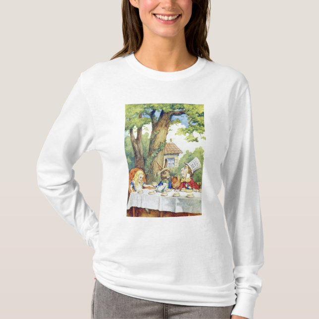 Det tokiga hatter'sens Teapartyet Tee Shirt (Framsida)