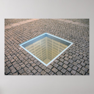 Det tomma biblioteket, Berlin, Tyskland Poster