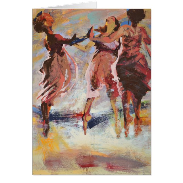 Det tomma kortet "triumferar ", hälsningskort (Framsidan)