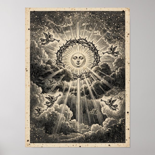 Det törniga kronan av Dawn Art Print Poster (Framsidan)