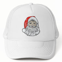 Det traditionella plastutseendet Santa Ansikte