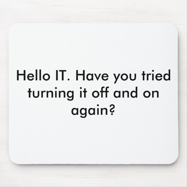 DET tränger ihop Mousepad Musmatta (Framsidan)