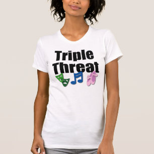 Det trefaldiga hot tänder skjortan tee shirt