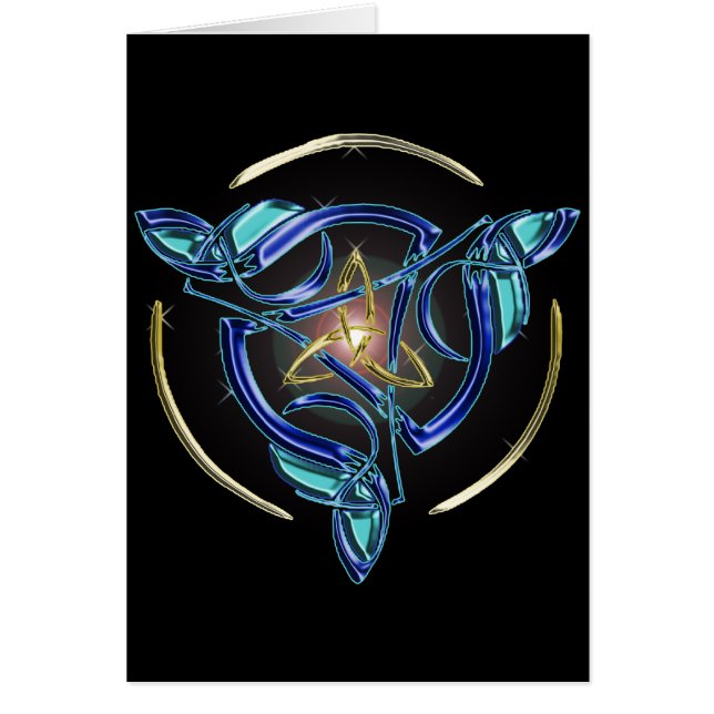 Det Triquetra kortet Hälsningskort (Framsidan)