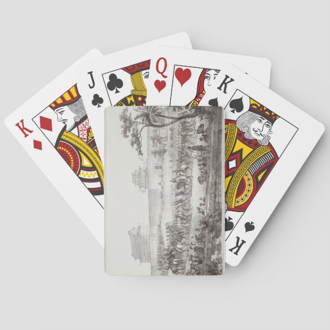 Det Triumphal tillträdeet av de förbundna arméerna Casinokort (Baksidan)