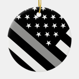 Det tunna silvret fodrar flagga julgransprydnad keramik