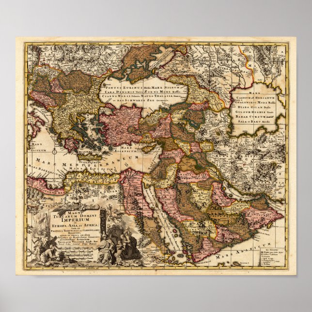 Det turkiska imperiet poster (Framsidan)