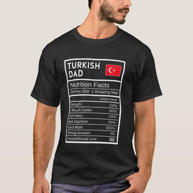 Det turkiska Pappa-Pridet är nationellt för Da T Shirt (Framsida)