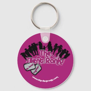 Det tyst rangordnar Keychain Nyckelring