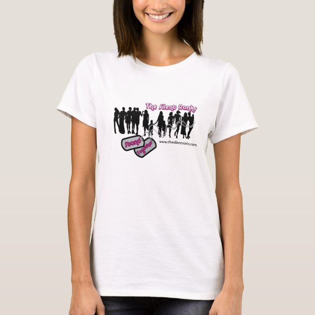 Det tyst rangordnar T-tröja T-shirt (Framsida)