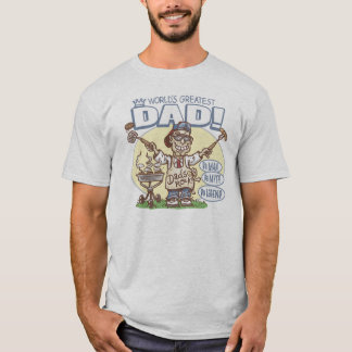 Det ultimat grillar pappan utrustar tee shirt