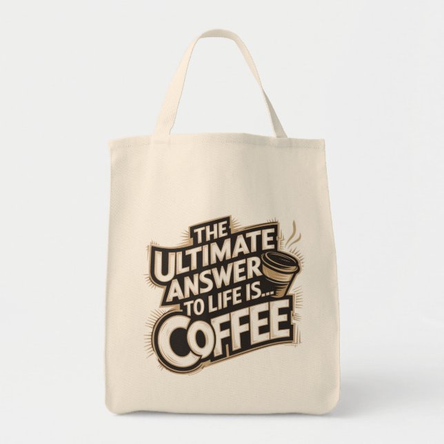 Det ultimata svaret är.. Kaffe Tygkasse (Framsidan)