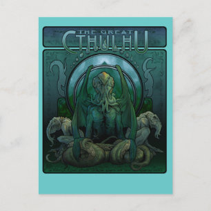 Det Underbara Cthulhu-vykortet Vykort