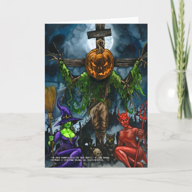 Det underbara kortet för pumpa (dog för dina kort (Framsida)