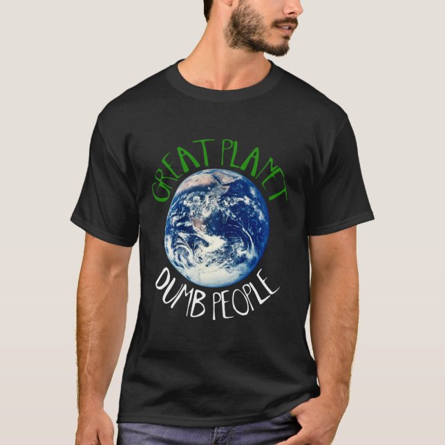 Det underbara planet - förstumma folk T-tröja Tee (Framsida)