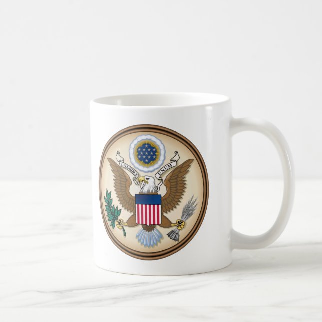 Det underbara presidents- förseglar av USA Kaffemugg (Höger)